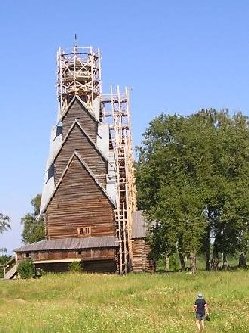 Церковь Иоанна Предтечи (деревянная) на Ширковом погосте. [увеличить]