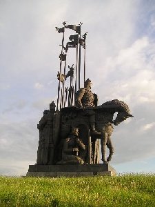 Памятник  Александру Невском во Пскове. [Увеличить]