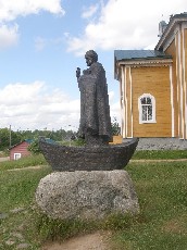 Памятник св. Николаю в Волговерховье