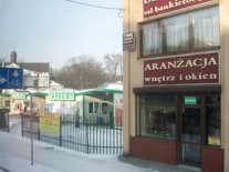 Городской пейзаж с рынком в Миньске-Мазовецком, Польша