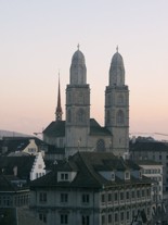 Церковь Grossmünster в Цюрихе
