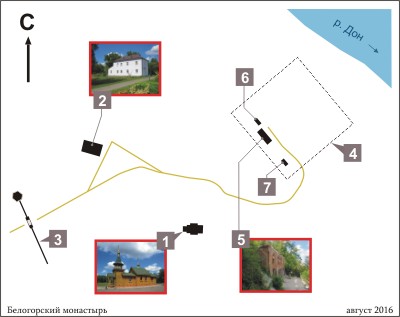 План Белогорского монастыря