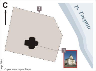 План Отроч монастыря
