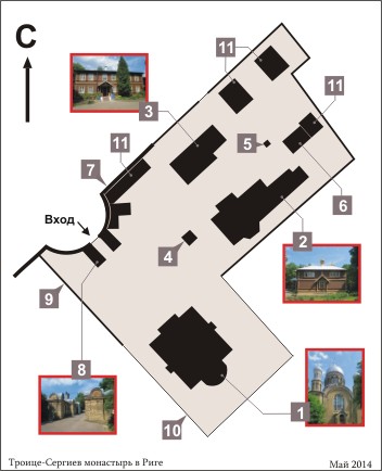План Троице-Сергиева монастыря