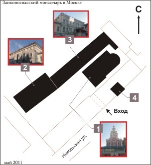 План Заиконоспасского монастыря