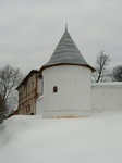 Юго-западная башня Алексеевского монастыря в Угличе