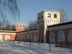 Восточная стена ограды Донского монастыря
