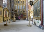 Интерьер Успенского собора Троице-Сергиевой Лавры. 