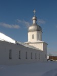 Северо-западная башня Юрьева монастыря в Новгороде