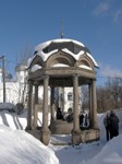 Часовня-сень Юрьева монастыря в Новгороде