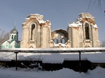 Руины Троицкого собора Выксунского Иверского монастыря 